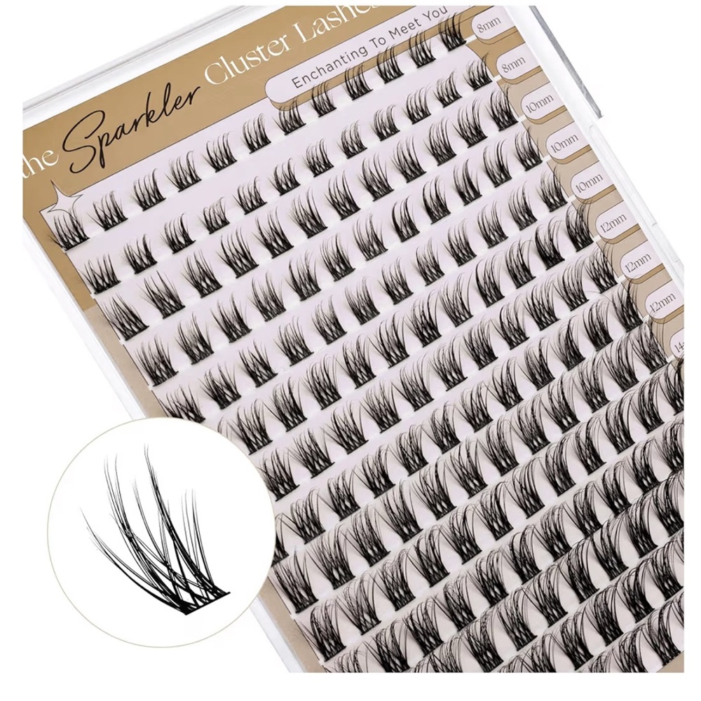 168 pcs - Lashview The Sparkler Cluster Lashes
